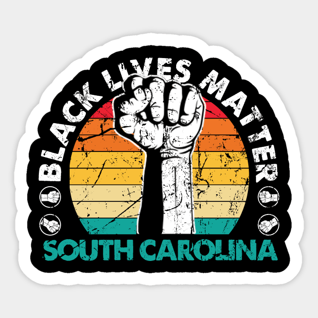 South Carolina black lives matter political protest Sticker by Jannysingle